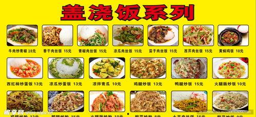 盖饭系列图片大全图片,美食瞬间，味蕾盛宴