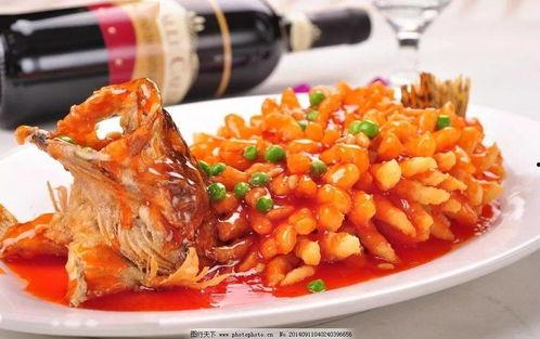 松鼠鳜鱼图片,色香味俱佳的传统佳肴，视觉与味蕾的双重盛宴