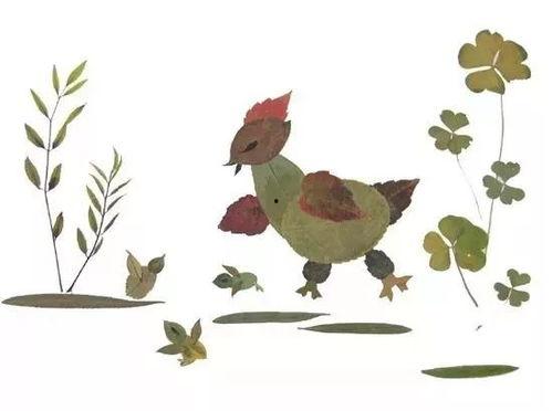 树叶贴画人物图片大全,创意无限的人物肖像集锦