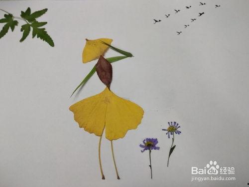 树叶贴画人物图片大全,创意无限的人物肖像集锦