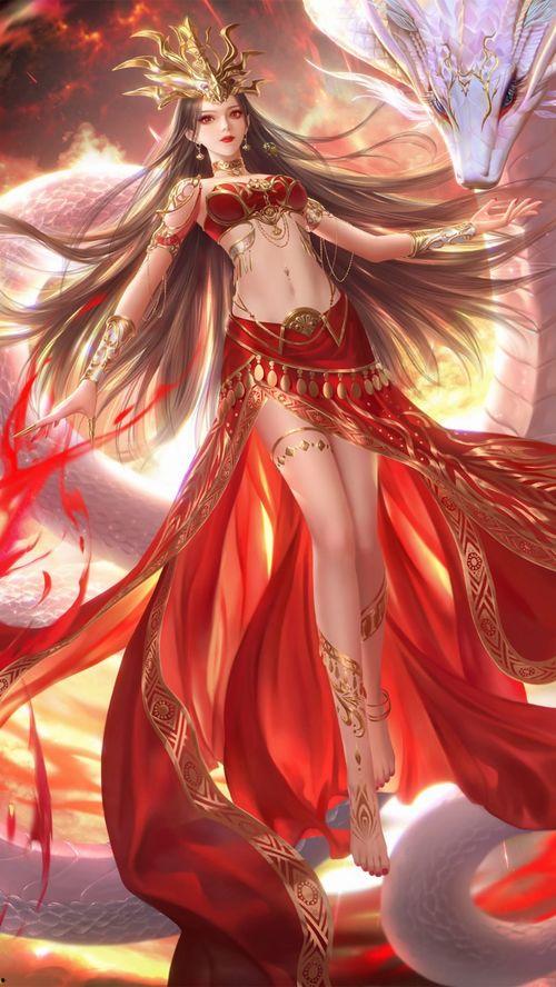 斗破苍穹美杜莎图片,斗破苍穹中的神秘女王