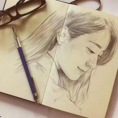 韩国素描少女完整版,细腻笔触下的青春印象