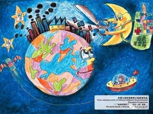 保护环境绘画图片大全,环保主题绘画作品集锦
