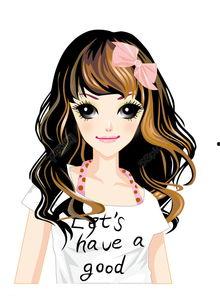 漫画人物大全女孩图片,青春风采的百态展现