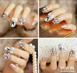 指甲贴钻图片大全,指甲贴钻图片大全赏析