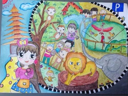 五年级画画图片大全,图片大全中的艺术之旅