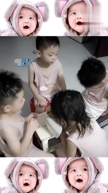 四胞胎视频,萌态可掬瞬间引网友热议