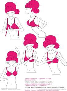 内衣正确穿法图片,内衣正确穿戴技巧图解解析